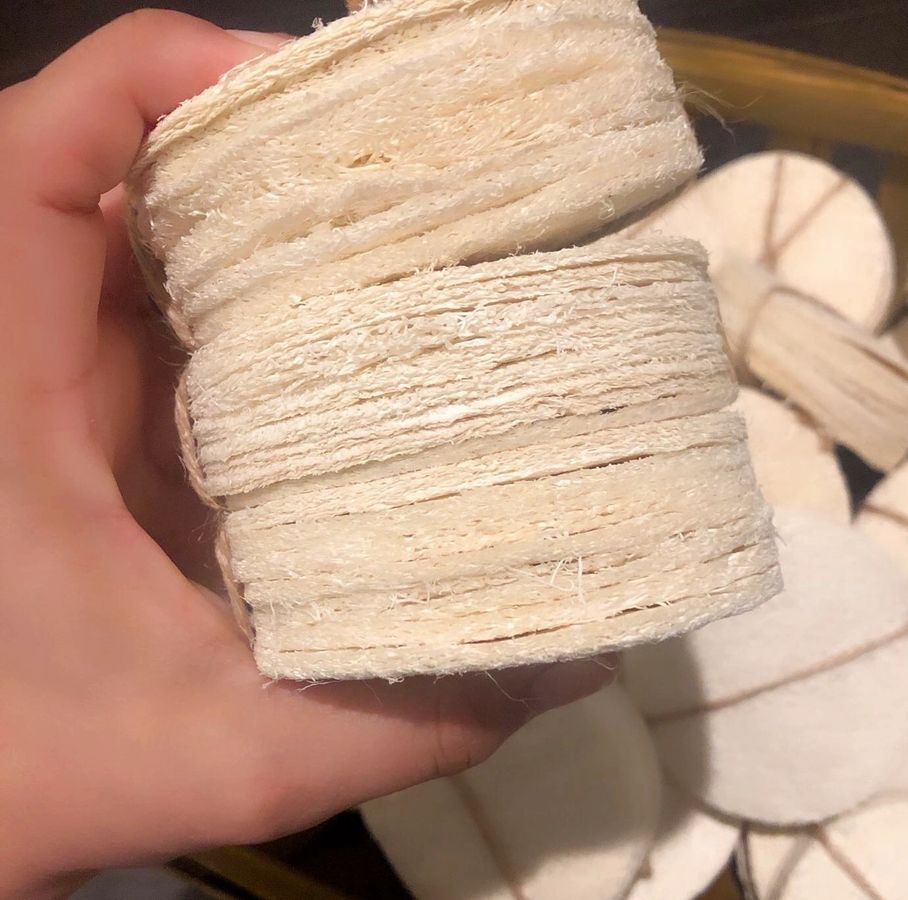 Natural Loofah Exfoliating Pads – 5 Pack