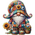 Wooden Gnome Jigsaw Puzzle for Adults – 200-Piece Art Puzzle