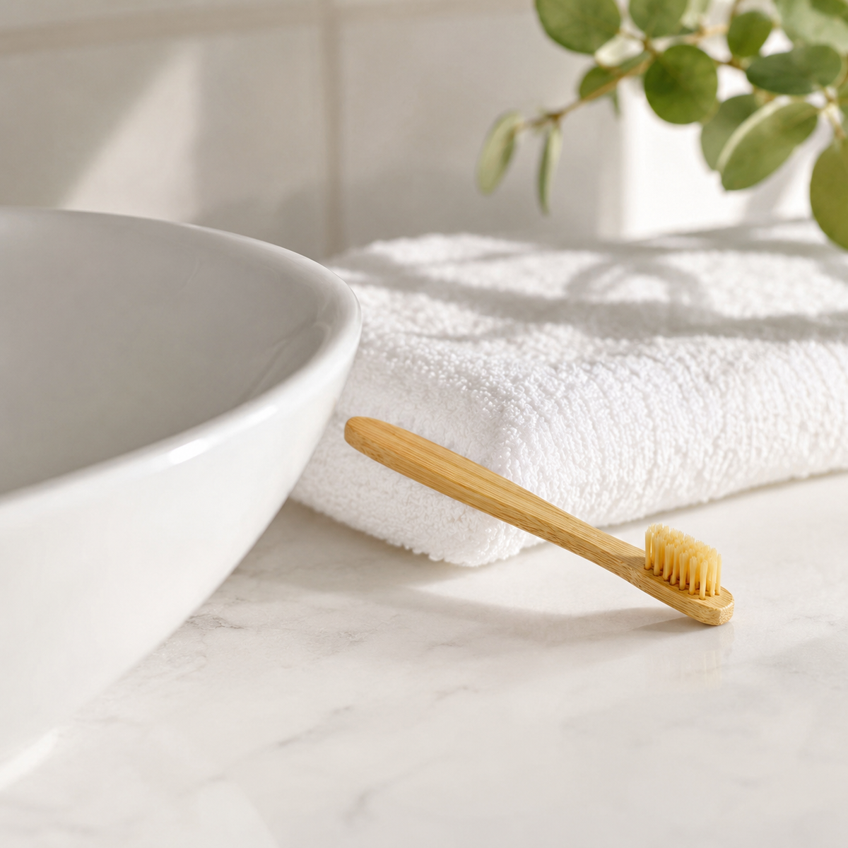 Soft-Bristle Bamboo Toothbrush – Eco-Friendly