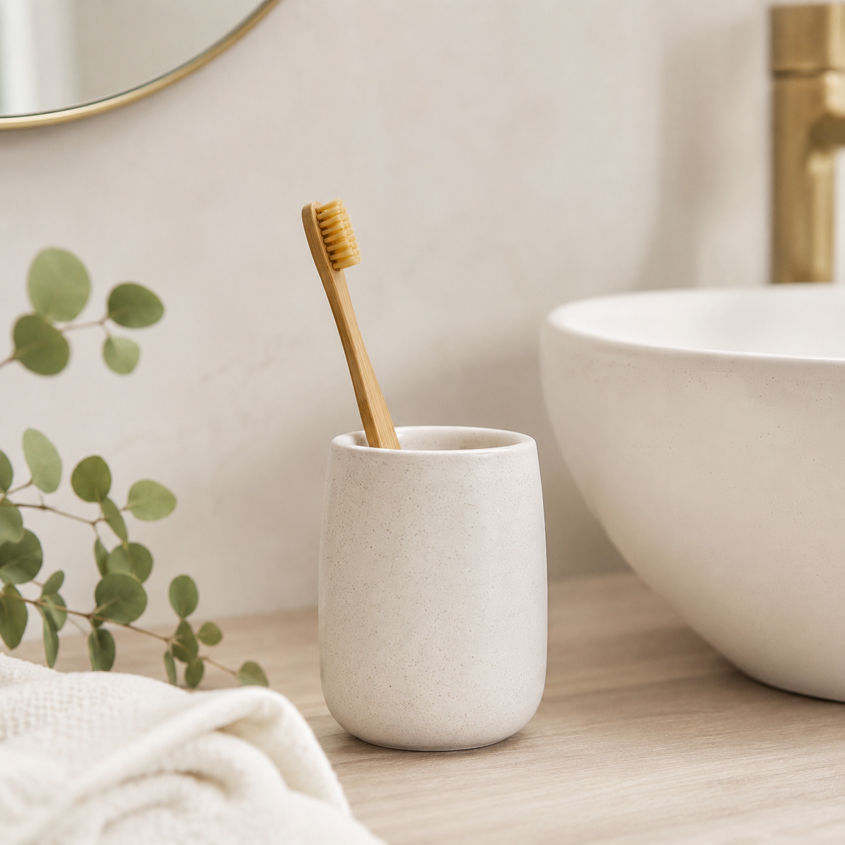 Soft-Bristle Bamboo Toothbrush – Eco-Friendly